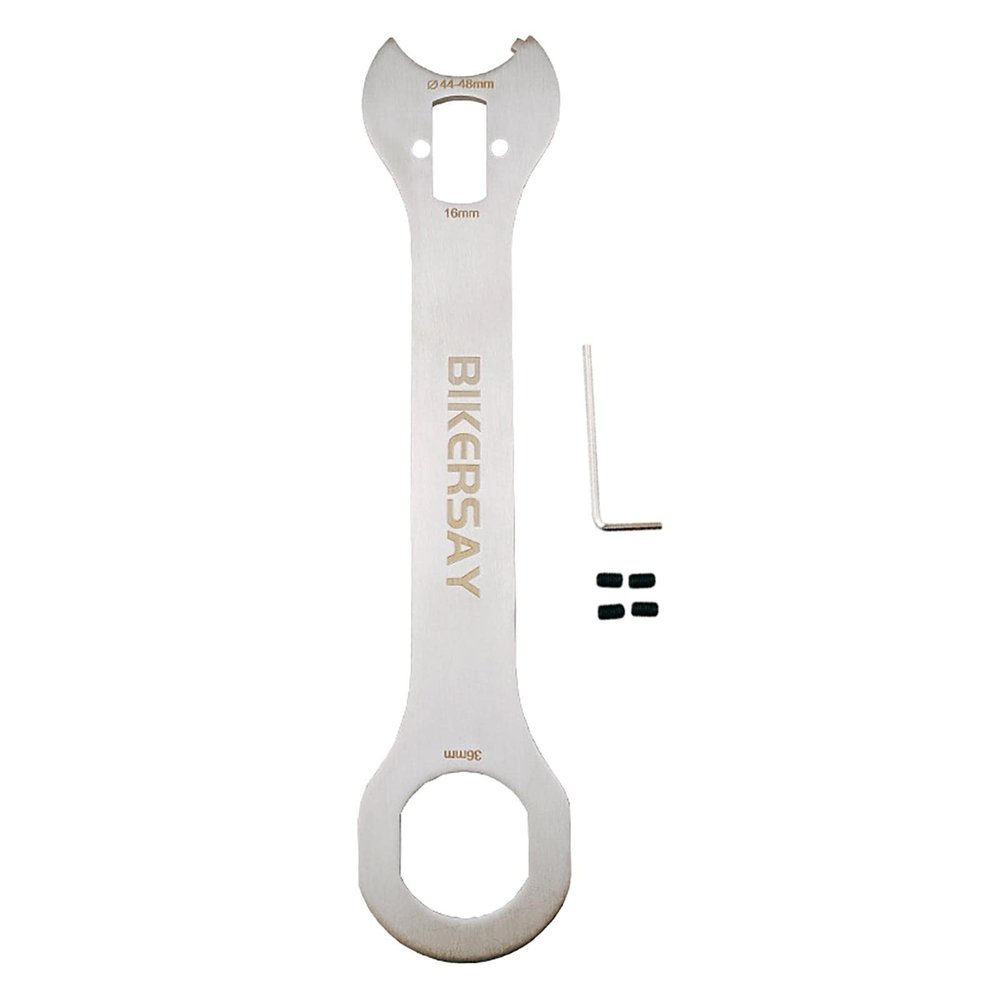 Milageto Heavy-Duty Steel Bike Spanner for Effortless Removal of Lock Rings