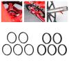 B Baosity Pack of 10 Crankset Spacers for Bottom Bracket Maintenance, 24MM T1MM T3MM, Black view 4