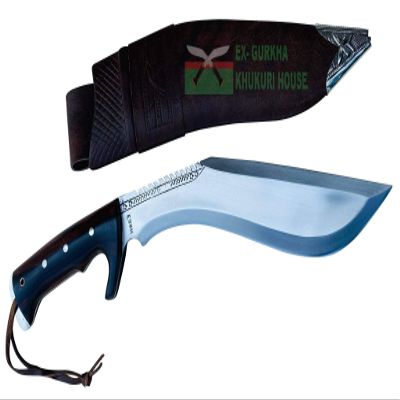 EGKH 13" Blade Scourge Apocalypse Zombie Kukri - Khukuri Comes Leather Sheath - Daily Woking High Carbon Steel Blade Tactical Knife