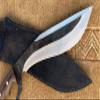 EGKH 12" D-Guard Handle Farmer Rust free Kukri - Survival Hunting Khukuri, High Carbon Steel Fishing Knife, Outdoor Camping Tool Activities view 3