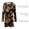 3/4 Length Sleeve Womens Tops Spring Clothes - Plus Size Crew Neck Dressy Casual Blouses - Business Teacher Going Out Trendy Tops Tunics for Leggings Orange XL view 4