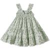ALINTU Toddler Girls Dress Sleeveless Princess Beach Ruffle Sundress, Light Green 2-3T view 2