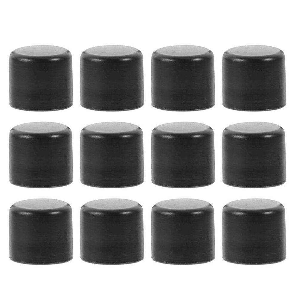 BESPORTBLE Foosball Table Accessories 12pcs Safety End Caps Replacement Foosball Tip Plug Easy Install Post Covers for