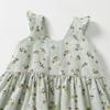 ALINTU Baby Girls Dress Sleeveless Princess Beach Ruffle Sundress, Light Green 18-24 Months view 3