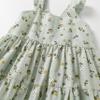 ALINTU Baby Girls Dress Sleeveless Princess Beach Ruffle Sundress, Light Green 18-24 Months view 4