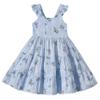 ALINTU Toddler Girls Dress Sleeveless Princess Beach Ruffle Sundress, Light Blue 3-4T view 1