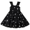 ALINTU Toddler Girls Dress Sleeveless Princess Beach Ruffle Sundress, Black 5-6 Years view 1