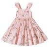 ALINTU Toddler Girls Dress Sleeveless Princess Beach Ruffle Sundress, Pink 4-5T view 1