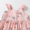ALINTU Toddler Girls Dress Sleeveless Princess Beach Ruffle Sundress, Pink 4-5T view 2