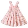 ALINTU Toddler Girls Dress Sleeveless Princess Beach Ruffle Sundress, Pink 4-5T view 3