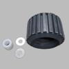EZ Loader Boat Trailer Bolt-On Style Wobble Roller 300-025140, Black view 1