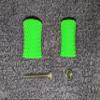 * (Set of 2) 5/8" & 3/4" Thumb Button Knobs * Truball Releases - Goat HBC Abyss (Spiral Knurl, Red) view 3