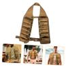 BESPORTBLE Creative Beer Belt Holder for Men Outdoor Beer Vest for Parties Picnics Hiking Versatile Drink Holder for Cans Bottles Khaki view 1