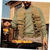 BESPORTBLE Creative Beer Belt Holder for Men Outdoor Beer Vest for Parties Picnics Hiking Versatile Drink Holder for Cans Bottles Khaki view 3