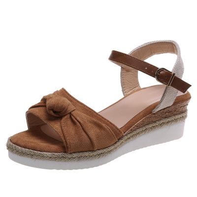 Ladmiple Wedge Sandals For Women Casual Summer Espadrille Wedge Sandals for Women Comfortable Strappy Platform Sandals Casual Summer Shoes