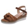 Ladmiple Wedge Sandals For Women Casual Summer Espadrille Wedge Sandals for Women Comfortable Strappy Platform Sandals Casual Summer Shoes view 1