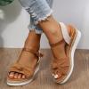 Ladmiple Wedge Sandals For Women Casual Summer Espadrille Wedge Sandals for Women Comfortable Strappy Platform Sandals Casual Summer Shoes view 3