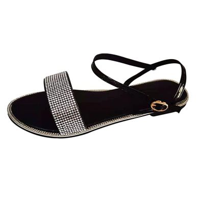 Ladmiple Shoes For Women Flats Comfortable Womens Flat Sandals Slip On Summer Gladiator Open Toe Braided Slingback Shoes