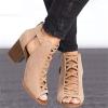 Ladmiple Womens Sandals Size 10 Women's Wedge Sandals Platform Espadrilles with Ankle Strap Open Toe view 3