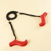 Kisangel Outdoor Hand-held Pocket Red Handle Portable for Garden Logging Cutting and Camping Activities Lightweight and Compact Design view 2