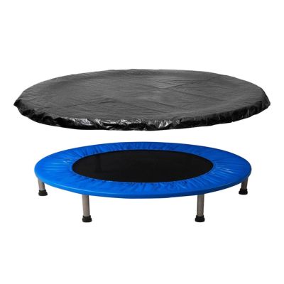 6ft 8ft 10ft 12ft 13ft 14ft 15ft 16ft Round Trampoline Weather Cover Rain Snow Sun Shade Protective Covers with Elastic Hooks Rainproof Cover Weatherproof PE Material Secure Fixation Dust Proof Design