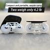 Freeskates with Metallic Surface, White Flashing Wheels, Dual Axle Distance Support, Suitable for Both Adults and Children's Roller Skating and Inline Skating ShoesDrift Board view 3