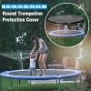 hxoity 6ft to 16ft Round Trampolines Weather Cover with Elastic Hooks Waterproof Dust Rain UV Sun Shade Wear-Resistant Trampoline Protection Cover Secure Fixation Dust Proof Design (Size : 12ft) view 2
