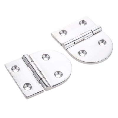 Heavy-Duty Marine 316 Stainless Steel Cabin Door Hinge, Door and Window Engine Room Stamp with Hinge Hardware 4 Holes 80x64x4.5 Mm.