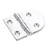 Heavy-Duty Marine 316 Stainless Steel Cabin Door Hinge, Door and Window Engine Room Stamp with Hinge Hardware 4 Holes 80x64x4.5 Mm. view 3