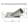 2PCS Boat Hand Rail Base, 316 Stainless Steel 30/45/60/90 Yacht Rail Fittings Heavy Duty Marine Grade Rectangular Base Rail Tube Stanchion Base Column Accessories for 7/8 inch Outer Diameter Pipe view 3