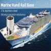 2PCS Boat Hand Rail Base, 316 Stainless Steel 30/45/60/90 Yacht Rail Fittings Heavy Duty Marine Grade Rectangular Base Rail Tube Stanchion Base Column Accessories for 7/8 inch Outer Diameter Pipe view 2