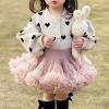 Girl's Petticoat Soft Puffy Tulle Tutu Skirt Baby Girls Princess Ballet Dance Layered Tulle Tutu (Grey, 6-12 Months) view 4