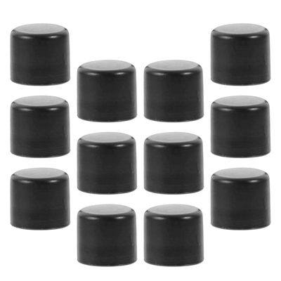BRIGHTFUFU 12pcs Foosball Safety End Caps Foosball Table Pole Caps Plastic Pole Tip Plugs Replacement for Table Accessories