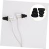 LIOOBO 15pairs Silicone Ear Tips Replacement for Earbuds Soft Elastic Ear Pads for Wired Earbuds Noise Reduction Earphone Caps view 4
