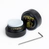 YEUEK TAOM Pool Chalk Holder Round Shaped Practical Tool Billiards Accessories Magnetic Mini Chalk Tip Case Container Round Box Billiards view 1