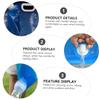 Kisangel 2pcs Foldable Water Bag Portable Outdoor Water Storage Pouch for Hiking Camping Fishing Sports Durable Design Efficient Inlet Outlet view 3