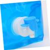 Kisangel 2pcs Foldable Water Bag Portable Outdoor Water Storage Pouch for Hiking Camping Fishing Sports Durable Design Efficient Inlet Outlet view 4