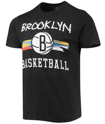 47 Brooklyn Nets City Edition Club T-Shirt (US, Alpha, X-Large, Regular, Regular, Black)