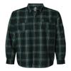 Burnside Mens Perfect Flannel Work Shirt, XL, Fire Red-Black, X-Large view 1