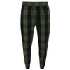 Burnside Mens Flannel Jogger, 3XL, Army-Black view 1