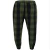 Burnside Mens Flannel Jogger, 3XL, Army-Black view 4