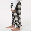 Burnside Youth Flannel Joggers, XS, Ecru-Black Buffalo view 3