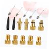 HANABASS 2 Sets Inflator Adapter Kit Bike Car Air Pump Bicycle Valve Accessories Essential Bike Repair Supplies view 4