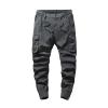 Cargo Pants for Men Stretch Casual Athletic Cotton Tactical Pants Loose Fit Sweatpants Outdoor Joggers Hiking Pants Gray view 1