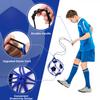 TOBWOLF 2PCS Solo Soccer Ball Net, Football Practice Kick Bungee Trainer Juggling Net, Adjustable Locked Net Bungee Elastic Soccer Ball Net Kicker, Football Training Equipment for Youth Kicking Practi view 3