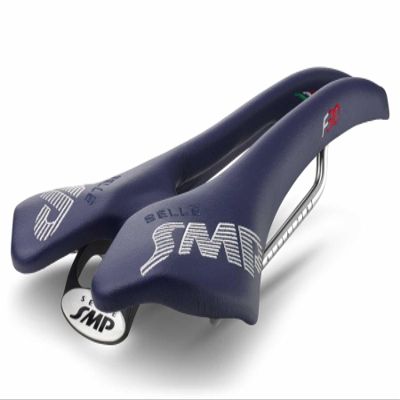 Selle SMP F30 Saddle with Carbon Rails (Navy Blue), Fluro Yellow