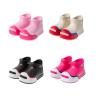 Toddler Ankle Boots Lightweight Water Proof Leather Short Rain Boots Adorable Rubber Comfy Boots for (Black, 1 Big Kids) view 4