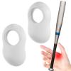 2 Pack Baseball Thumb Guard for Pro Batters, Hitter Training Aid, Thumb Guard Baseball & Softball Batting Grip Baseball Accessories Baseball Training Equipment Reduce Bat Sting-White Color view 1