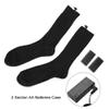 Electric Heated Socks, Baery Warmth Thicken Socks, Cold Weather Thermal Heating Socks for Outdoor Riding Cam view 4