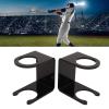 2PCS Acrylic Baseball Bat Wall Mount Softball Wall Stand Holder Rack for Bat Bat Wall Mount Bat Display Wall Mount Bat Holder Wall Mount Baseball Wall Mount in Home, Baseball Stadium(#2) view 4